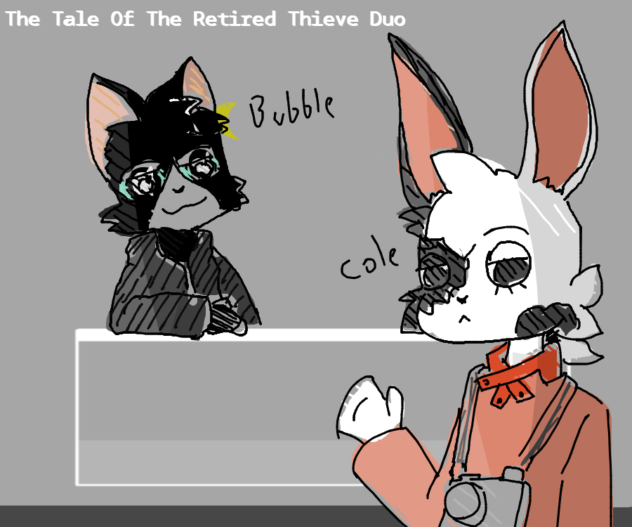 A Story of these 2 former Thieve (now sometime work with the police) that cover at least 8 case that they stole... right now the author do only one... that is the second case
"the limestone timecapsule"
the story have some wacky power system... and alot amount of song reference
although the author have already briefly plan out the story... I don't think He gonna write anything this serious soon...
